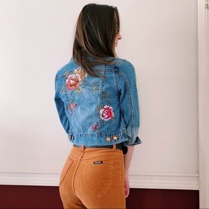 Billabong Embroidered Denim Jacket